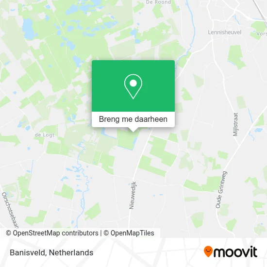 Banisveld kaart