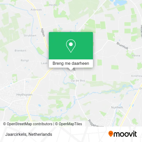 Jaarcirkels kaart