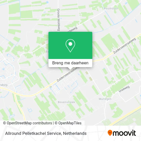 Allround Pelletkachel Service kaart
