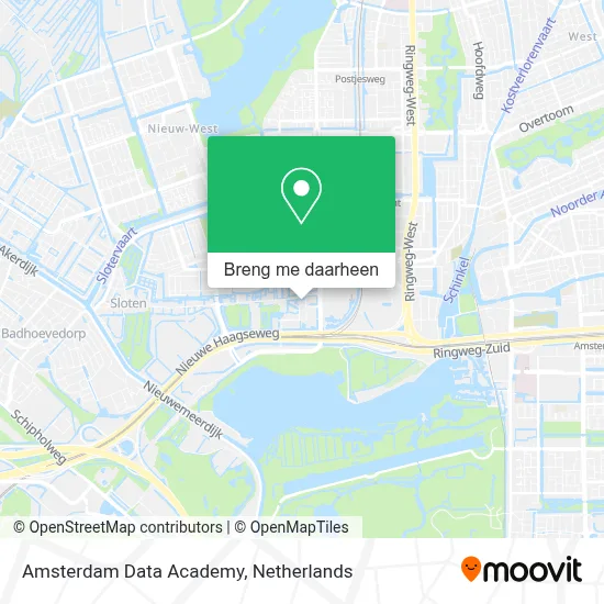 Amsterdam Data Academy kaart