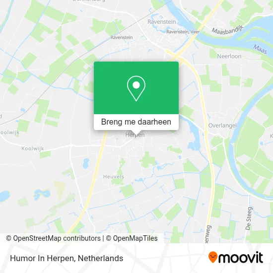 Humor In Herpen kaart