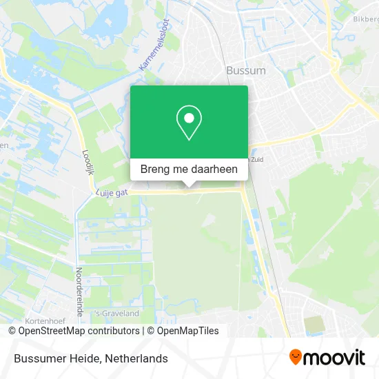 Bussumer Heide kaart