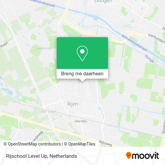 Rijschool Level Up kaart