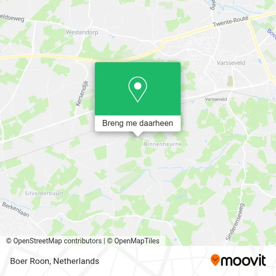 Boer Roon kaart