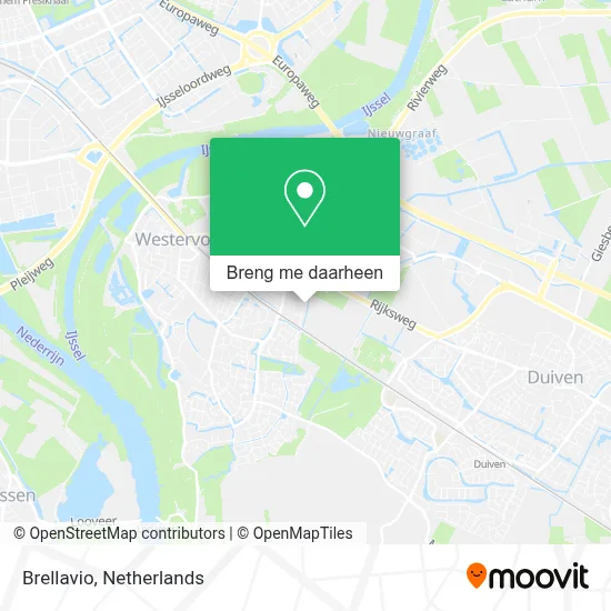 Brellavio kaart