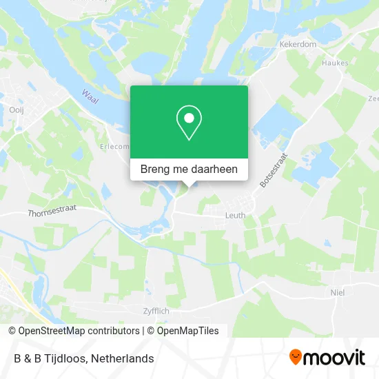 B & B Tijdloos kaart