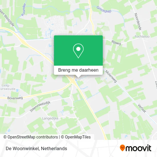 De Woonwinkel kaart