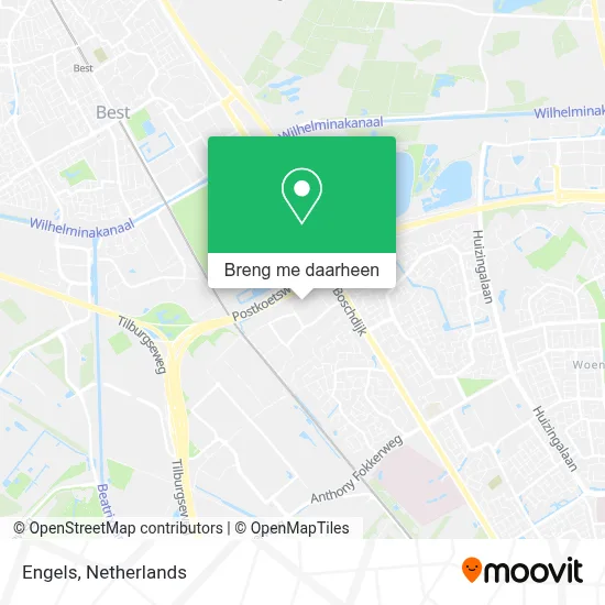 Engels kaart