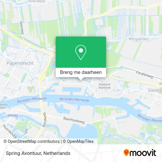 Spring Avontuur kaart
