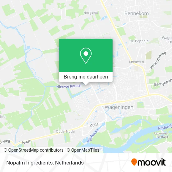 Nopalm Ingredients kaart