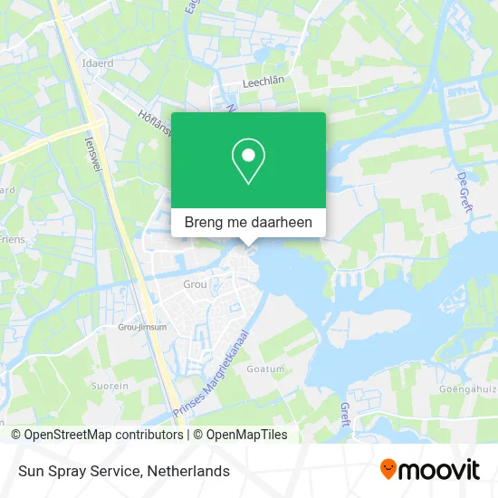 Sun Spray Service kaart