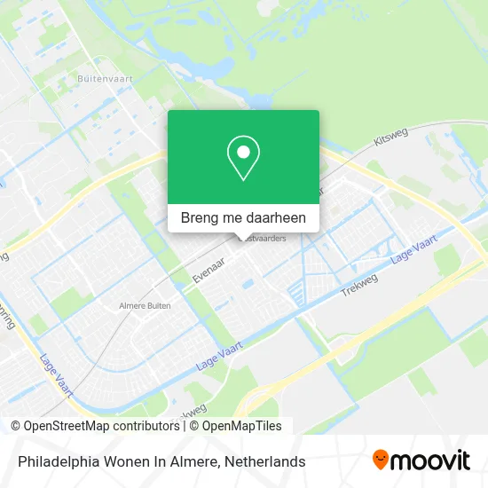 Philadelphia Wonen In Almere kaart