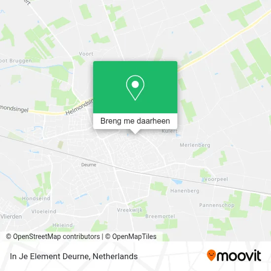 In Je Element Deurne kaart