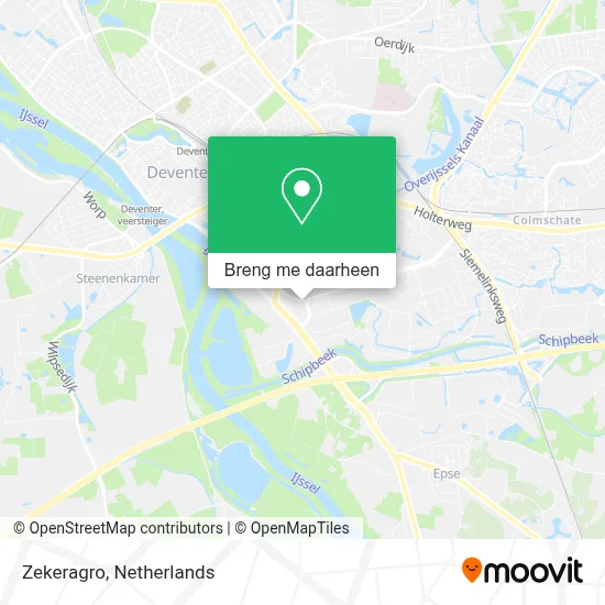 Zekeragro kaart