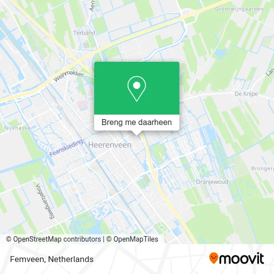 Femveen kaart