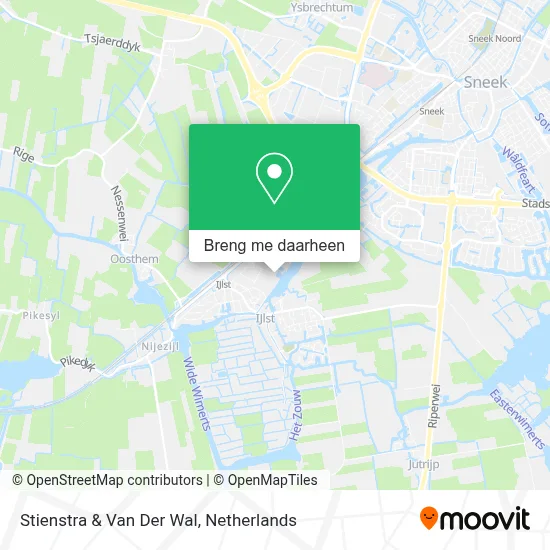 Stienstra & Van Der Wal kaart