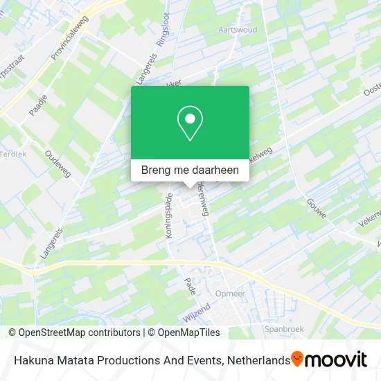 Hakuna Matata Productions And Events kaart
