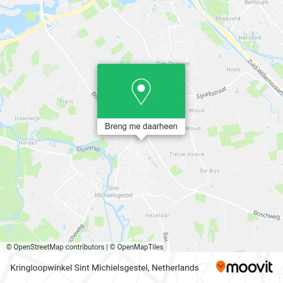 Kringloopwinkel Sint Michielsgestel kaart