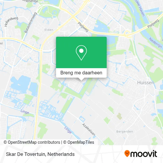 Skar De Tovertuin kaart