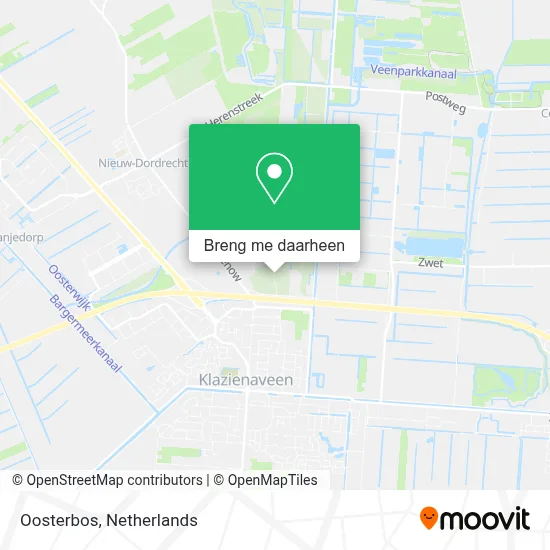 Oosterbos kaart