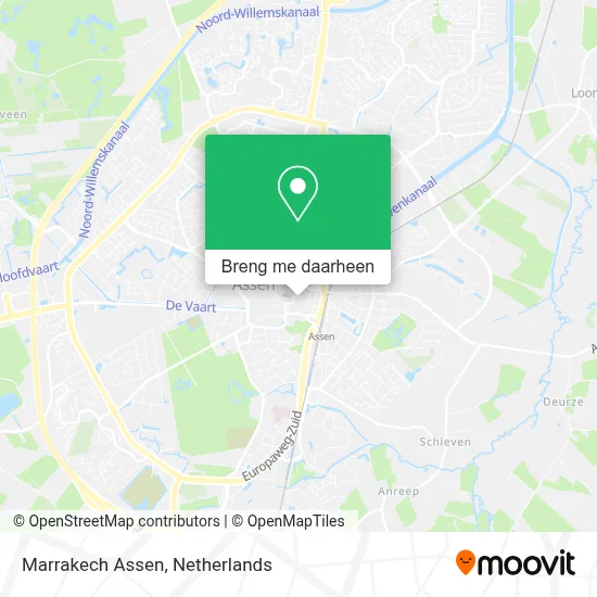 Marrakech Assen kaart