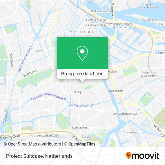 Project Suitcase kaart