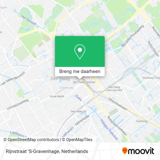 Rijnstraat 'S-Gravenhage kaart
