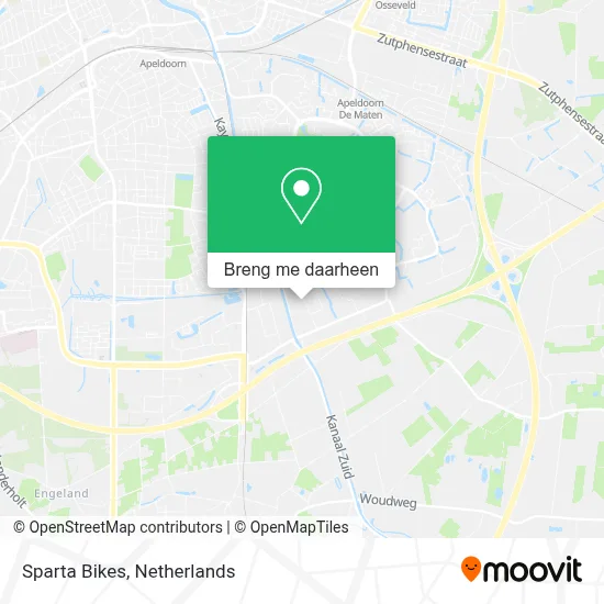 Sparta Bikes kaart