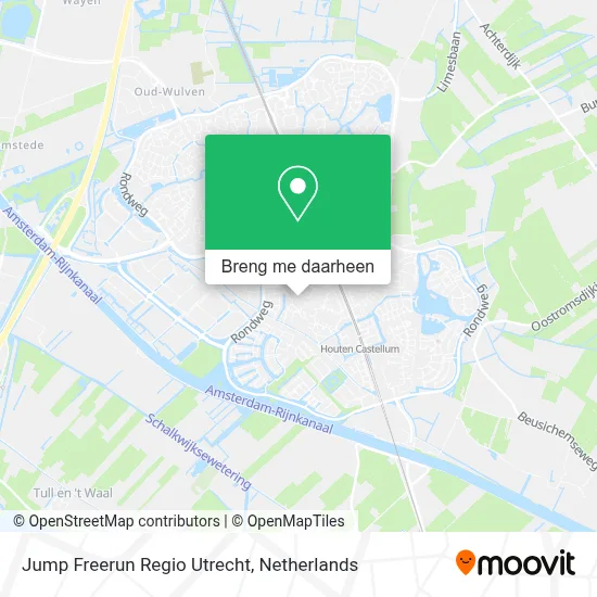 Jump Freerun Regio Utrecht kaart