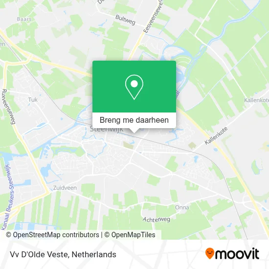 Vv D'Olde Veste kaart