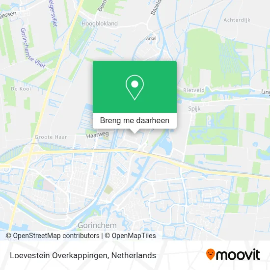 Loevestein Overkappingen kaart