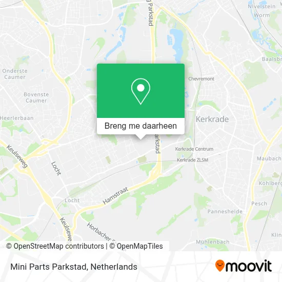 Mini Parts Parkstad kaart