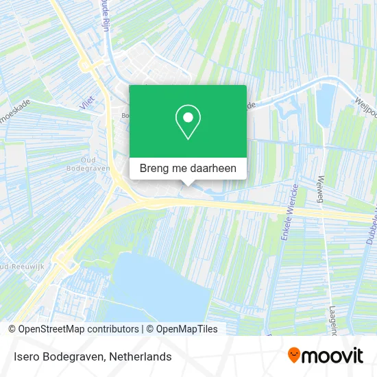 Isero Bodegraven kaart