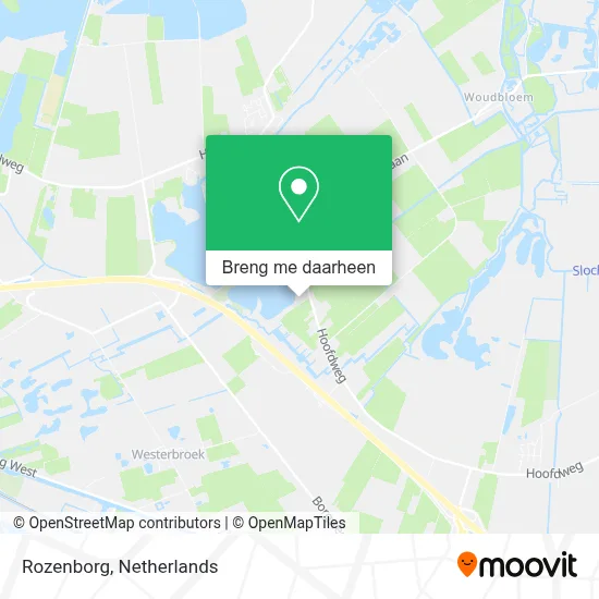 Rozenborg kaart