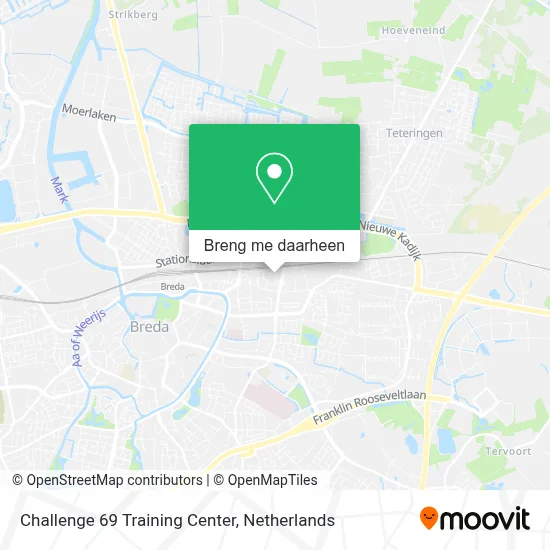 Challenge 69 Training Center kaart