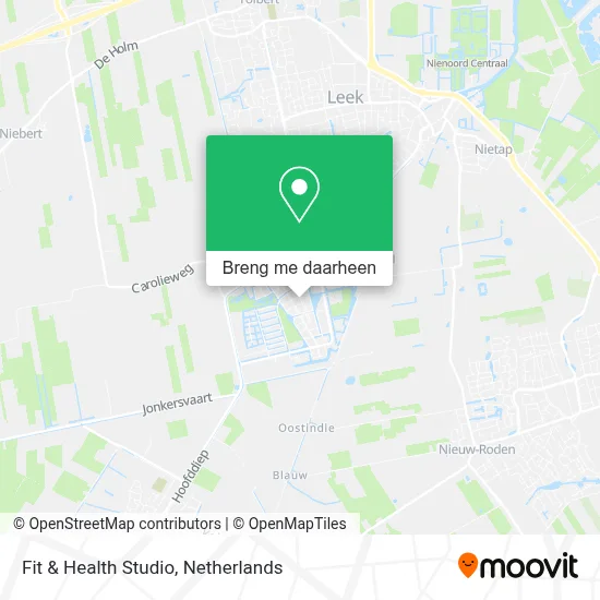 Fit & Health Studio kaart