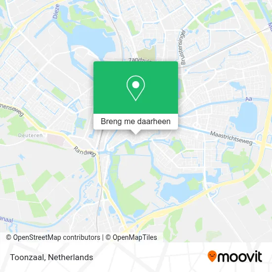 Toonzaal kaart