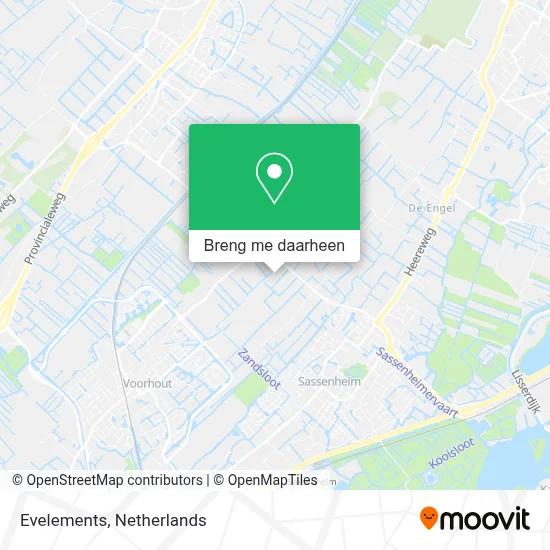 Evelements kaart