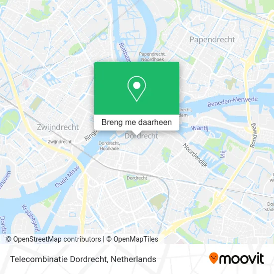 Telecombinatie Dordrecht kaart