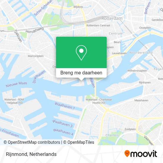 Rijnmond kaart