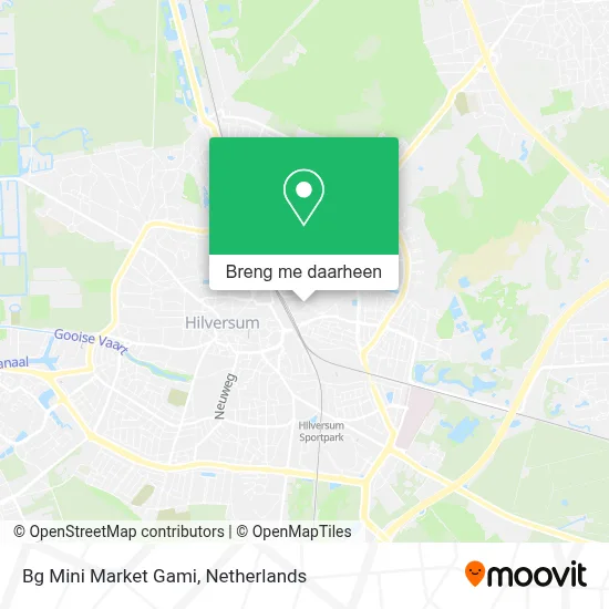 Bg Mini Market Gami kaart