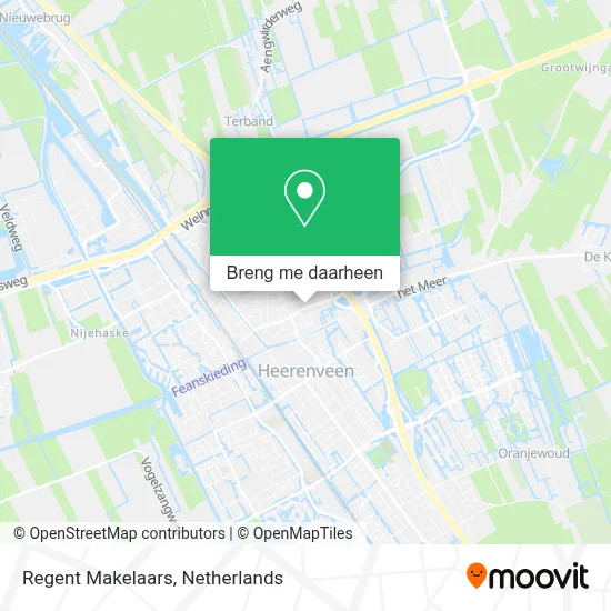 Regent Makelaars kaart