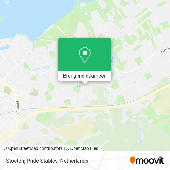 Stoeterij Pride Stables kaart