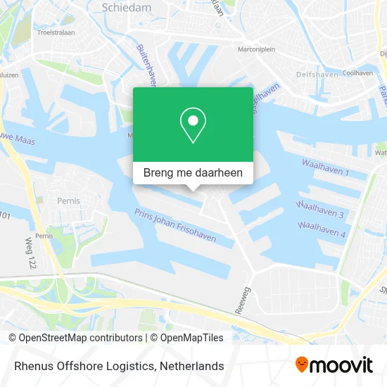 Rhenus Offshore Logistics kaart