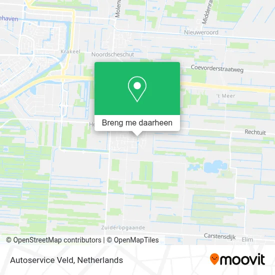 Autoservice Veld kaart