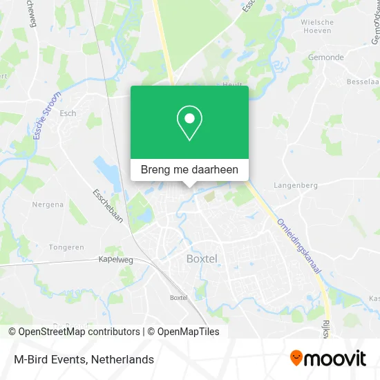 M-Bird Events kaart