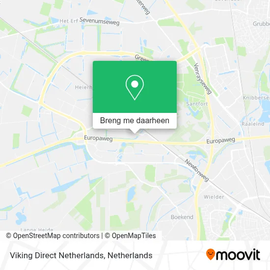 Viking Direct Netherlands kaart