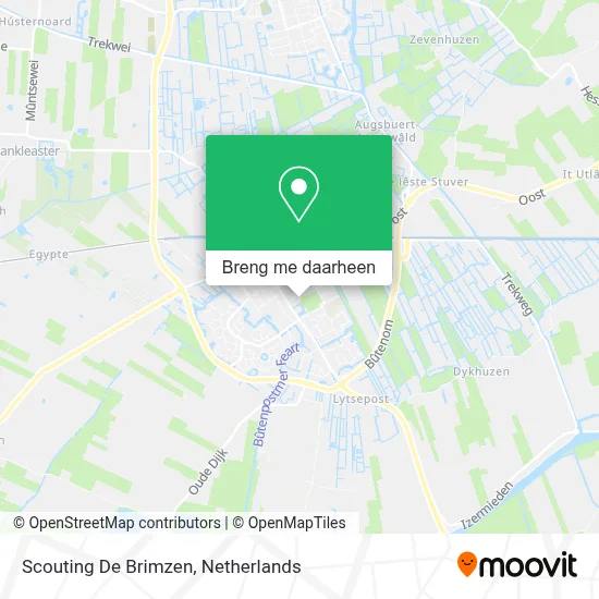 Scouting De Brimzen kaart