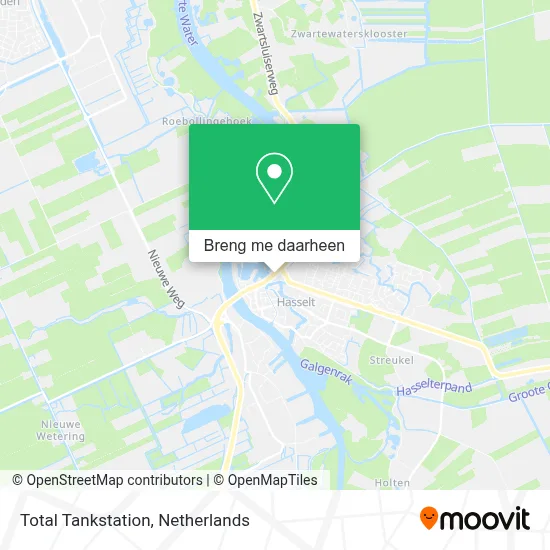 Total Tankstation kaart