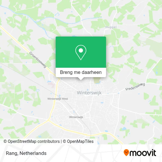 Rang kaart